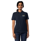 Women’s polo shirt "Plüschmors" gestickt
