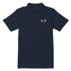 Women’s polo shirt "Moin" gestickt