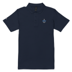Women’s polo shirt "Moin im Anker B" gestickt