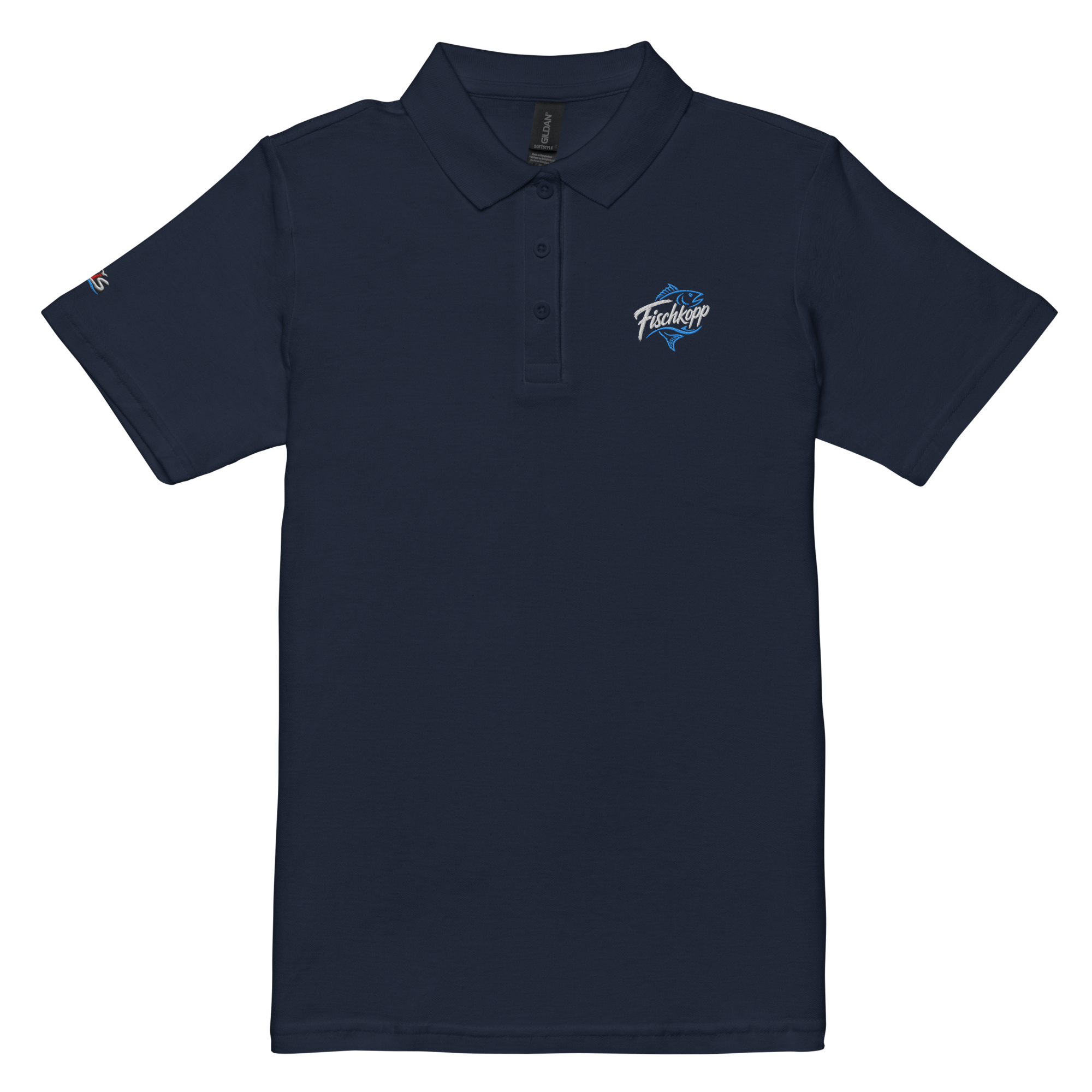 Women’s polo shirt "Fischkopp" gestickt
