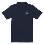 Women’s polo shirt "Tintenlümmel pink" gestickt