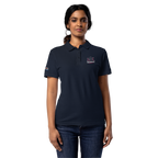 Women’s polo shirt "Tintenlümmel pink" gestickt