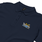 Women’s polo shirt "Plüschmors" gestickt