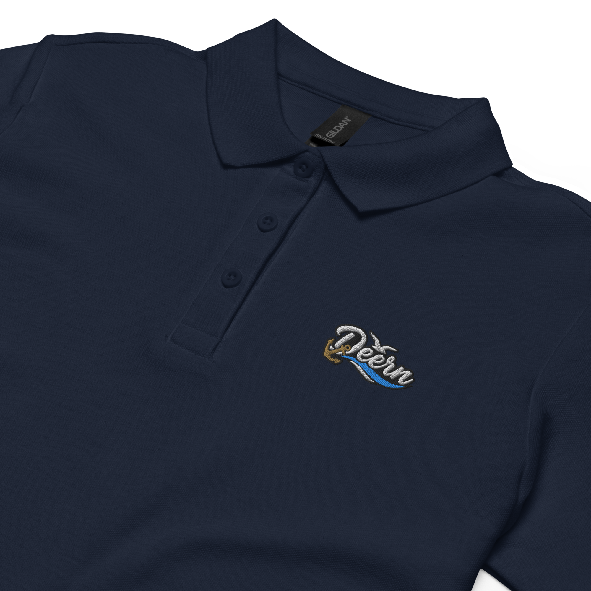 Women’s polo shirt "Deern" gestickt
