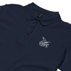 Women’s polo shirt "löppt" gestickt
