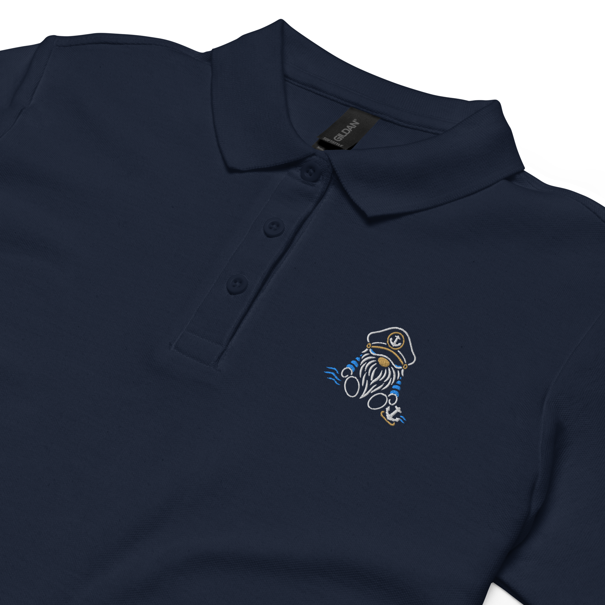 Women’s polo shirt "Seemannswichtel" gestickt