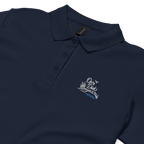 Women’s polo shirt "Op´n Diek" gestickt