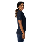 Women’s polo shirt "Plüschmors" gestickt