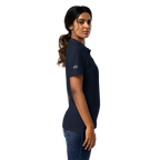 Women’s polo shirt "Tintenlümmel pink" gestickt