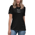 Women's Relaxed T-Shirt "Meerzeit" gestickt