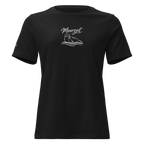Women's Relaxed T-Shirt "Meerzeit" gestickt