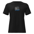 Women's Relaxed T-Shirt "Steife Bries" gestickt