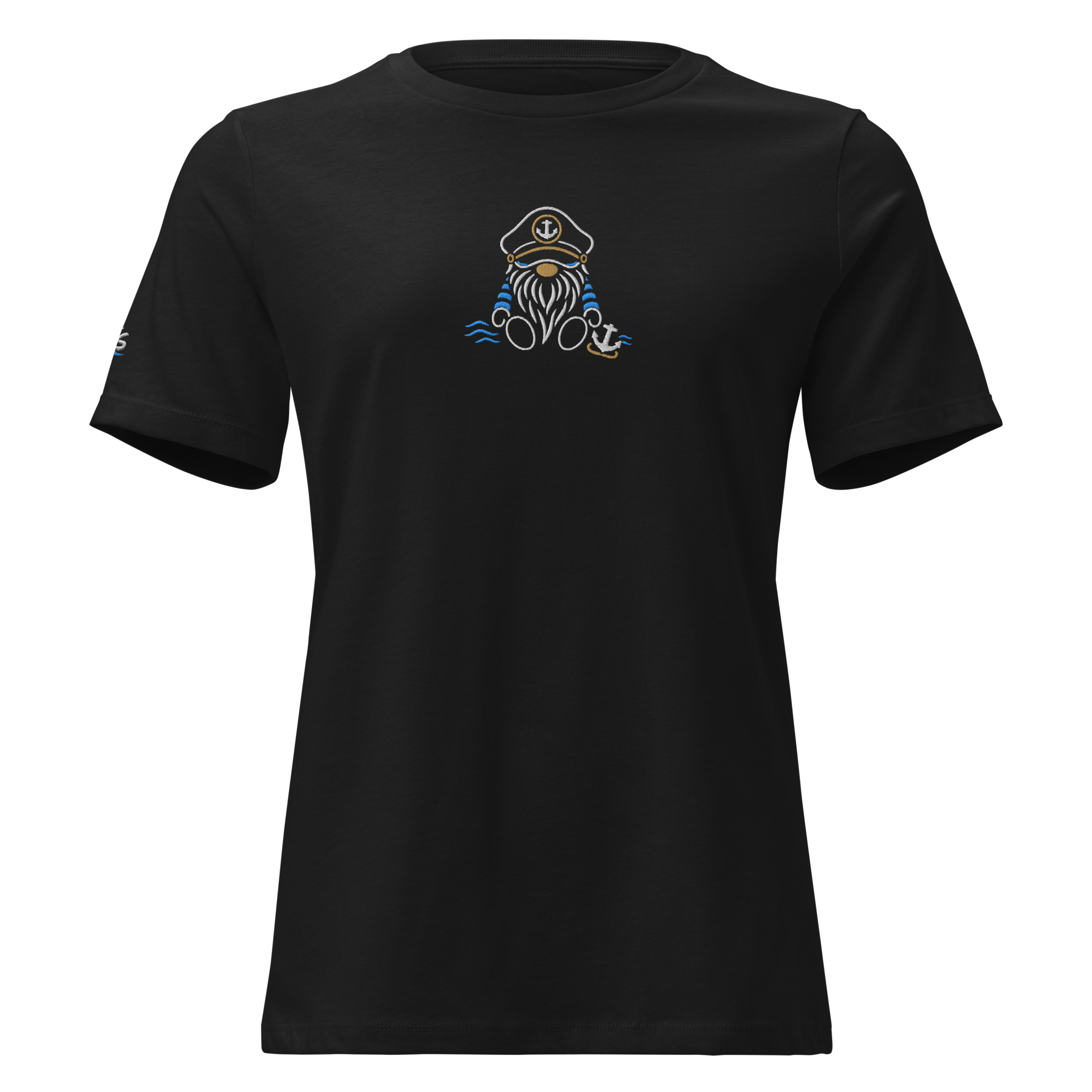 Women's Relaxed T-Shirt "Seemannswichtel" gestickt