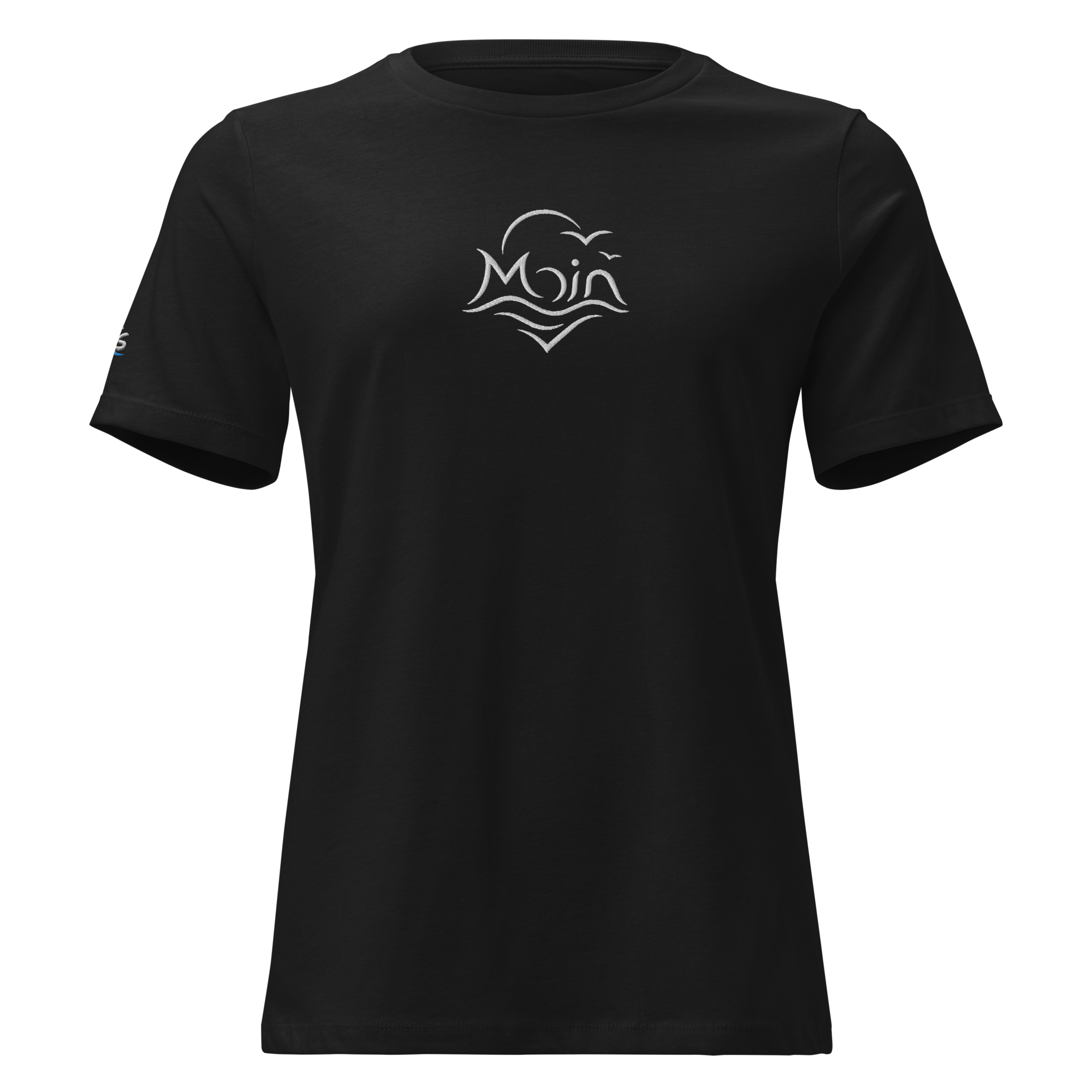 Women's Relaxed T-Shirt "Moin" gestickt