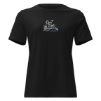 Women's Relaxed T-Shirt "Op´n Diek" gestickt