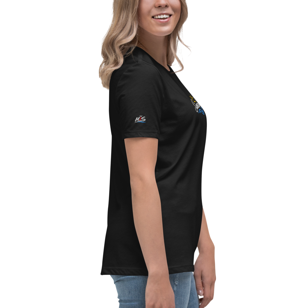 Women's Relaxed T-Shirt "Sünnschien" gestickt