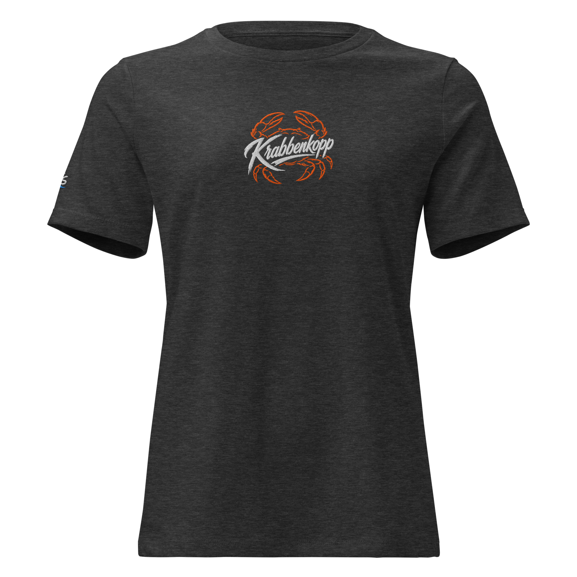 Women's Relaxed T-Shirt "Krabbenkopp" gestickt