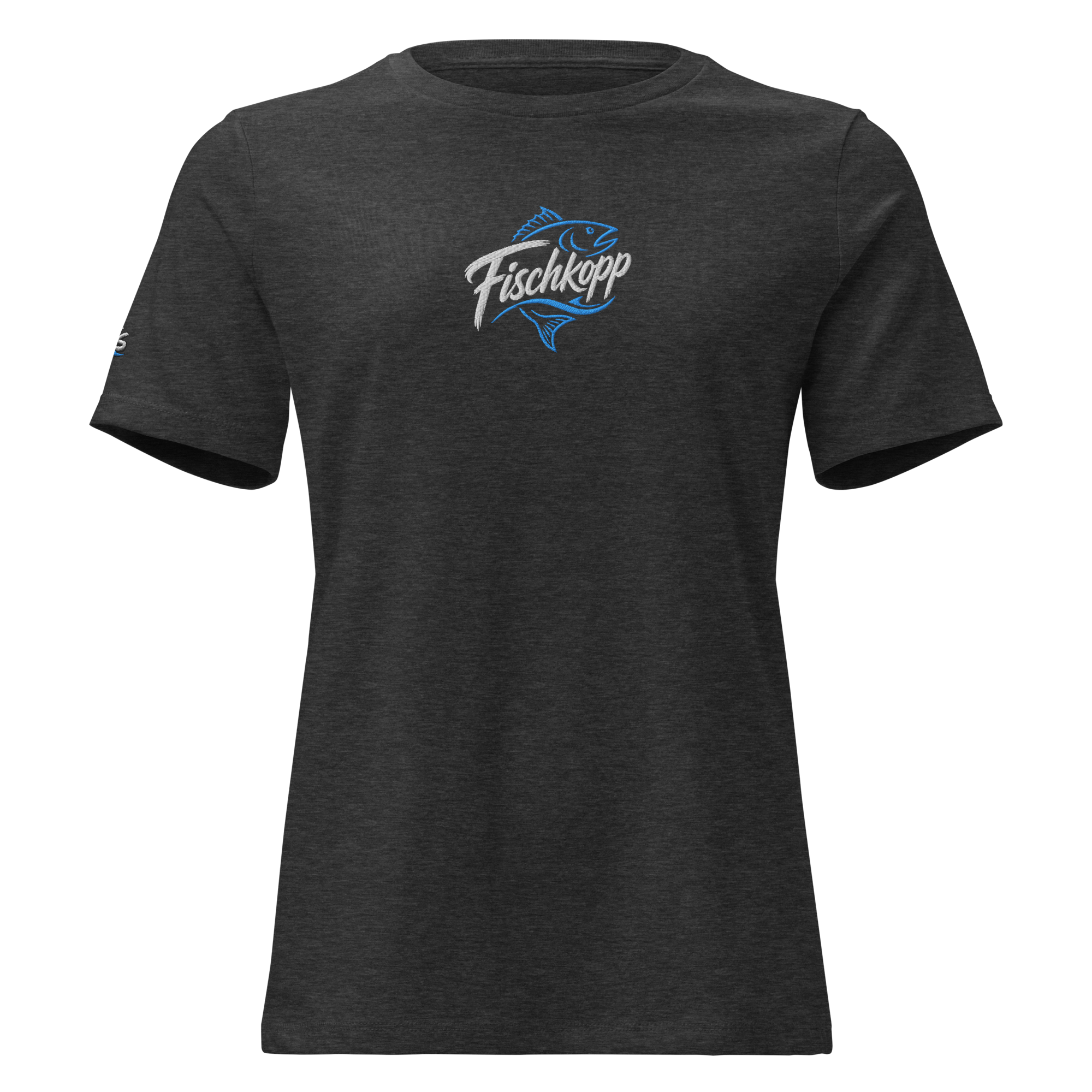 Women's Relaxed T-Shirt "Fischkopp" gestickt
