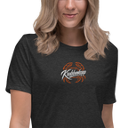 Women's Relaxed T-Shirt "Krabbenkopp" gestickt