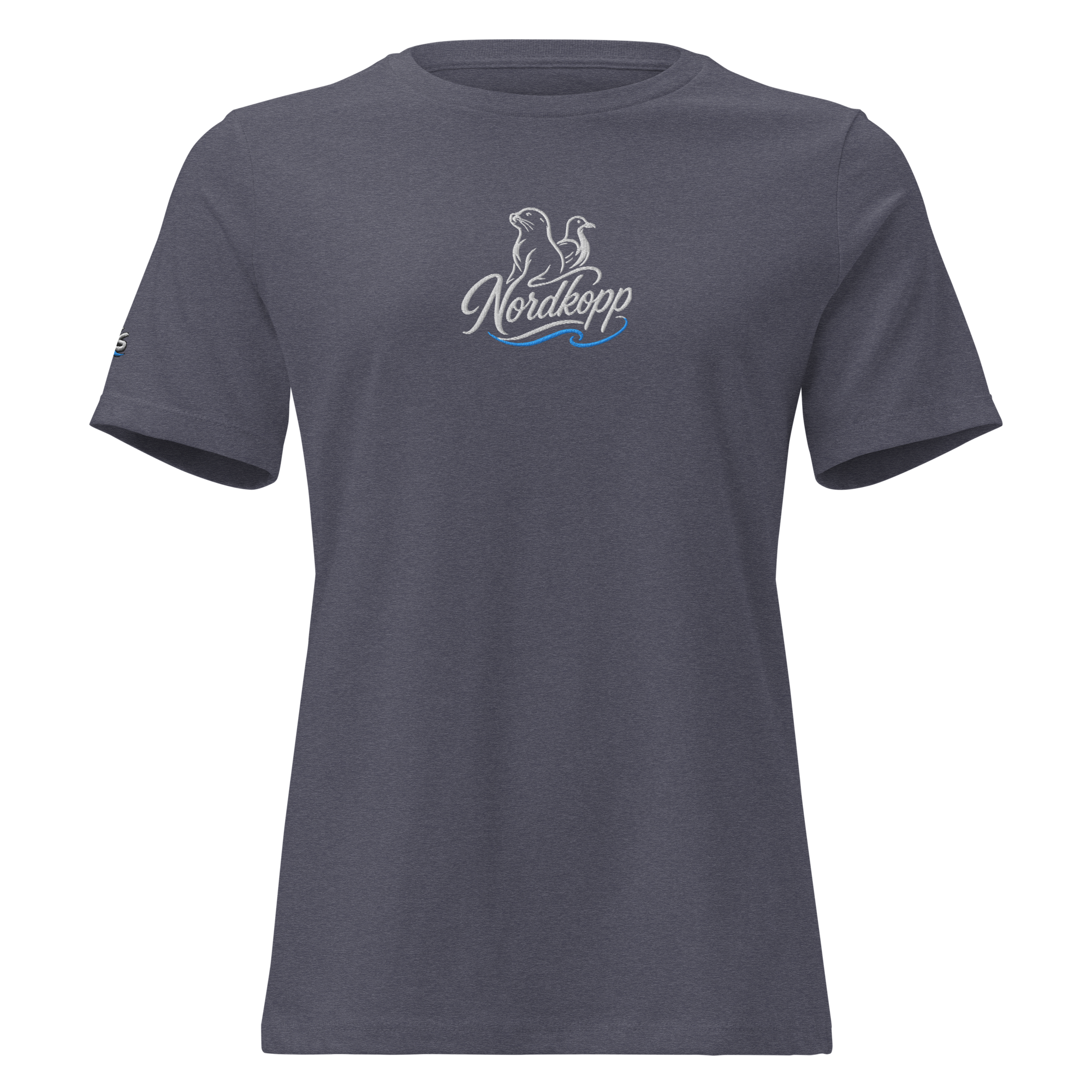 Women's Relaxed T-Shirt "Nordkopp" gestickt
