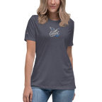 Women's Relaxed T-Shirt "löppt" gestickt