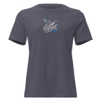 Women's Relaxed T-Shirt "löppt" gestickt
