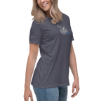 Women's Relaxed T-Shirt "löppt" gestickt