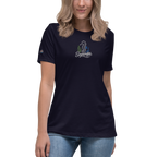 Women's Relaxed T-Shirt "Seepferd" gestickt