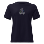 Women's Relaxed T-Shirt "Seepferd" gestickt