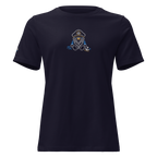 Women's Relaxed T-Shirt "Seemannswichtel" gestickt