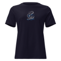 Women's Relaxed T-Shirt "Scrimp-Cocktail" gestickt
