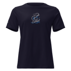 Women's Relaxed T-Shirt "Scrimp-Cocktail" gestickt