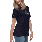 Women's Relaxed T-Shirt "Seepferd" gestickt